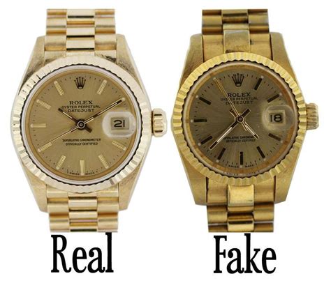 nice fake gold watches|real watch vs fake watch.